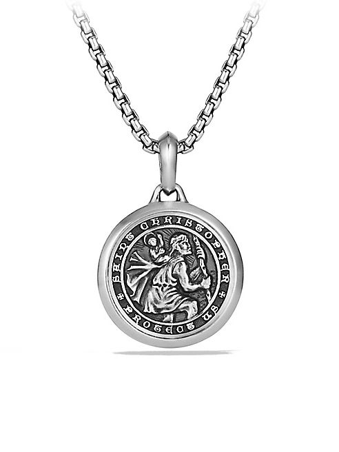 David Yurman - The Amulets Sterling Silver St. Christopher Amulet