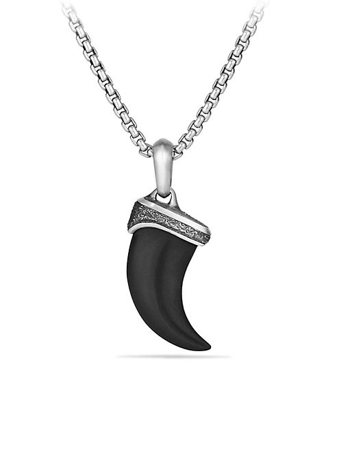 David Yurman - Stone Claw Amulet with Black Onyx