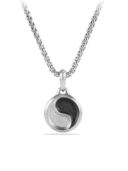 David Yurman - Yin Yang Amulet with Black Diamonds