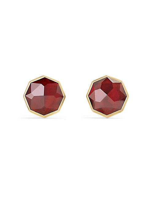 David Yurman - Fortune Faceted Garnet Cuff Links