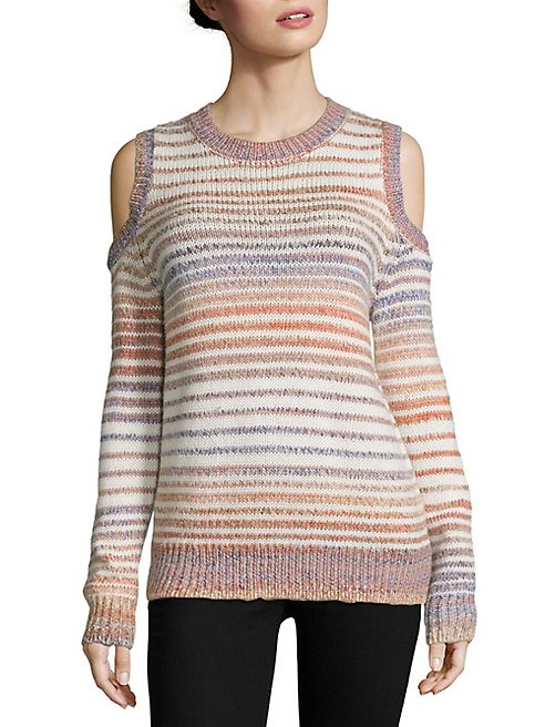 Rebecca Minkoff - Page Cold Shoulder Space Dye Sweater