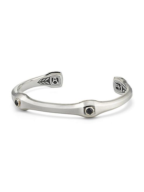 David Yurman - Anvil Cuff Bracelet with Black Diamonds