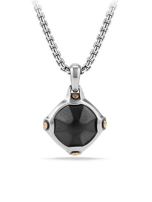 David Yurman - Anvil Faceted Hematine Amulet