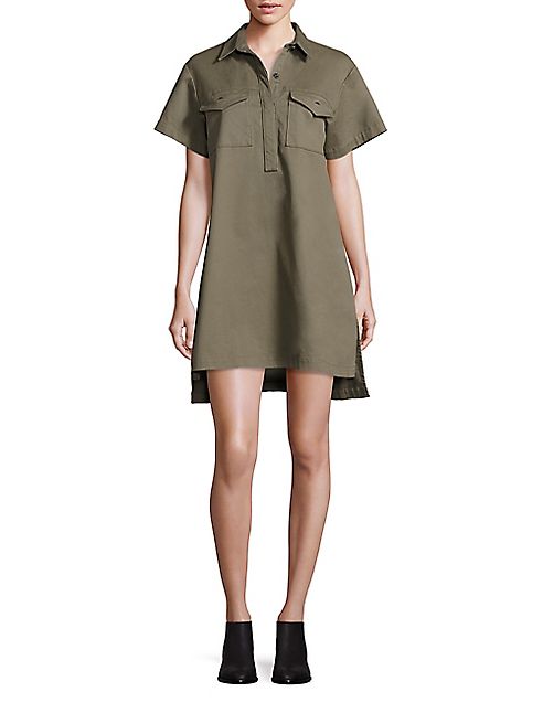 T by Alexander Wang - Cotton Collared Dress