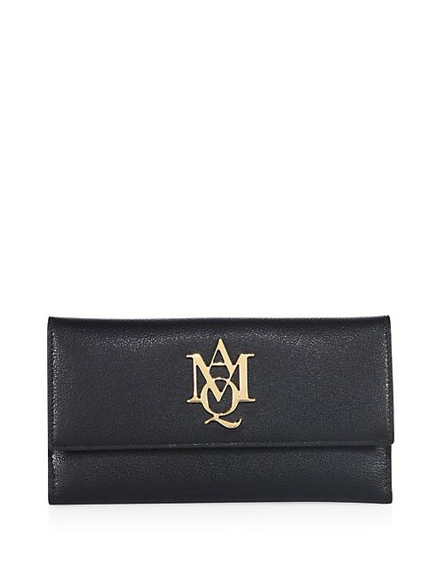 Alexander McQueen - Insignia Leather Continetal Wallet