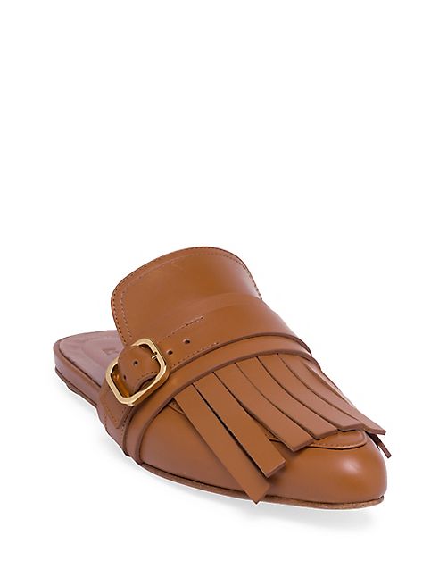 Marni - Leather Tassel Slides