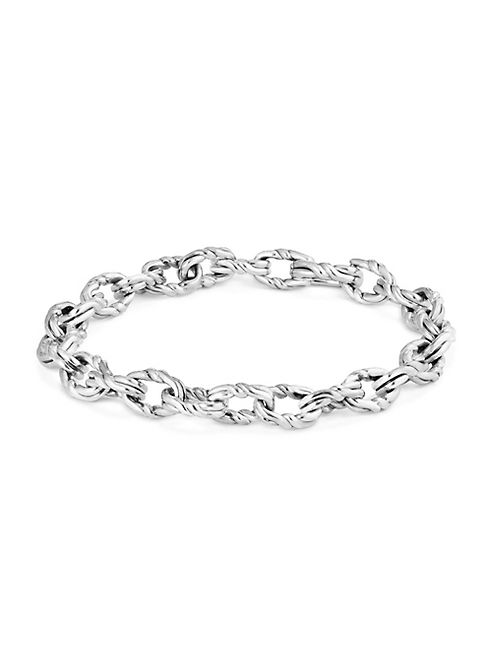 David Yurman - Continuance Sterling Silver Twisted Chain-Link Bracelet