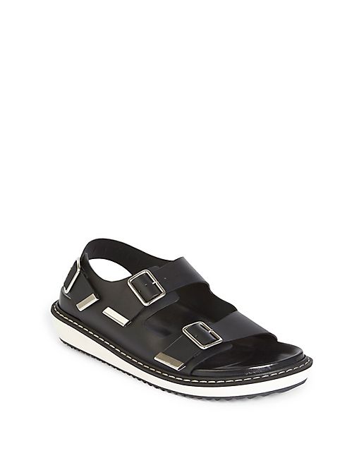 Givenchy - Double Strap Wedge Sandals