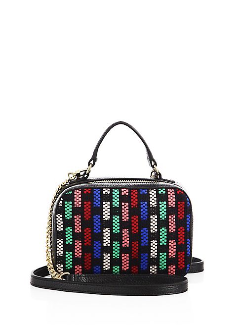 MILLY - Mini Multicolor Tweed Satchel