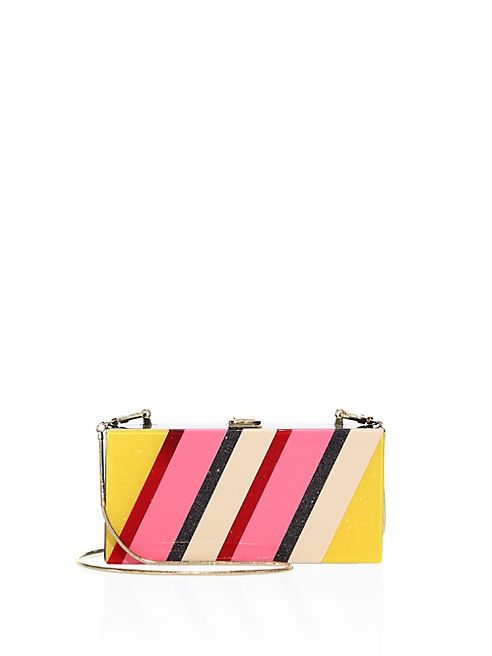 MILLY - Striped Box Clutch