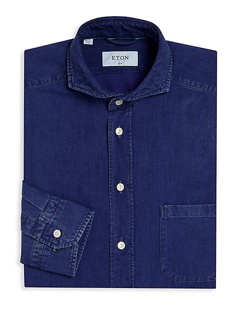 Eton - Slim-Fit Cotton Shirt