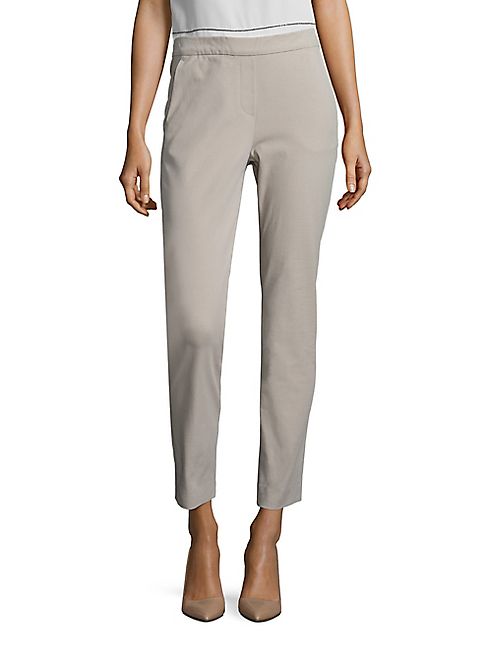 Peserico - Cotton Four Way Stretch Pants