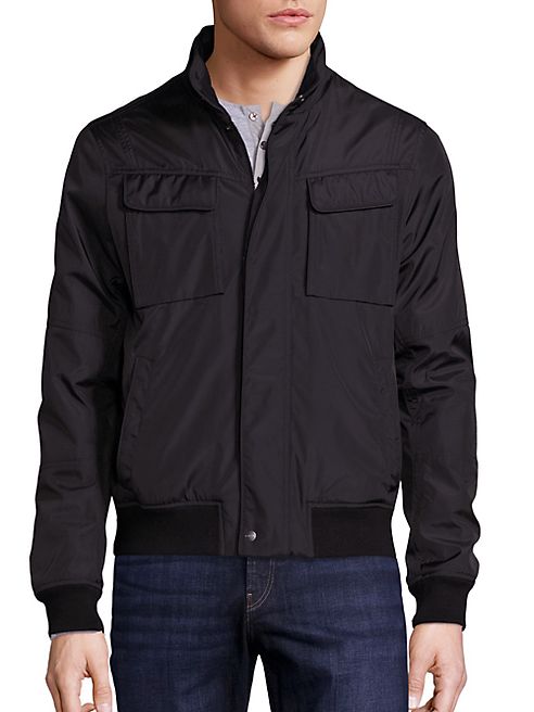 Michael Kors - Solid Wool-Blend Hybrid Jacket