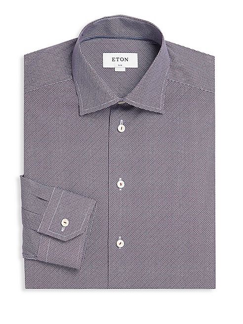 Eton - Slim-Fit Printed Dress Shirt