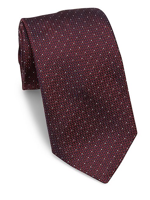 Eton - Dotted Silk Tie