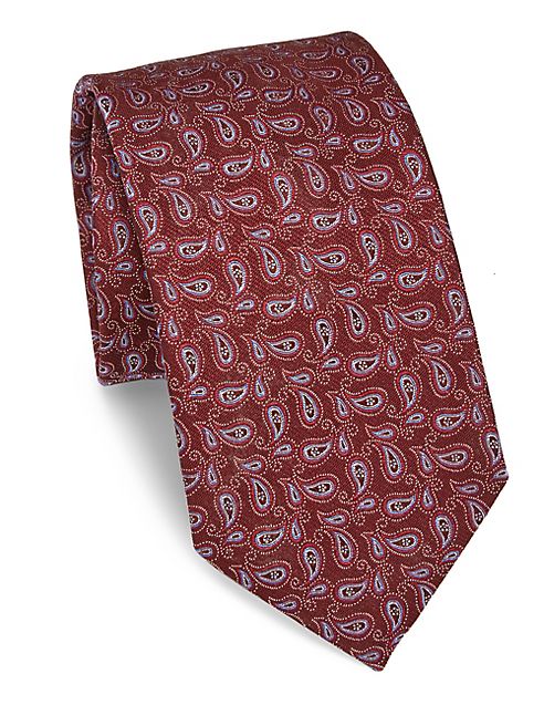 Eton - Paisley Printed Silk Tie