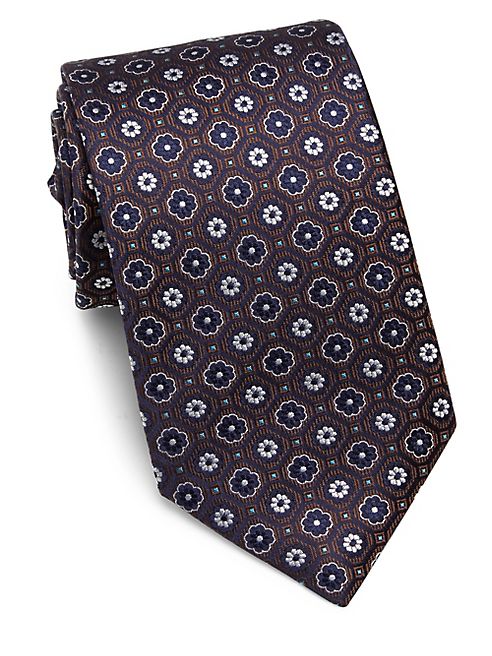 Eton - Floral Silk Tie