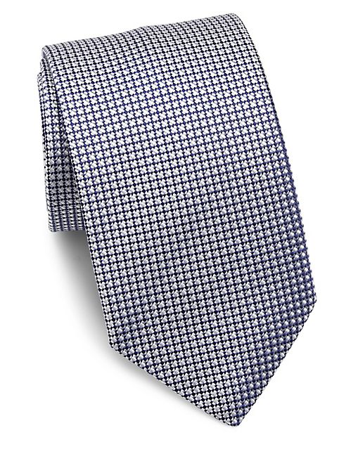 Eton - Neat Print Silk Tie