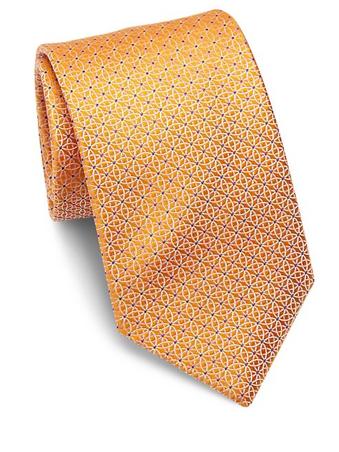 Eton - Optical Illusion Linen Blend Tie