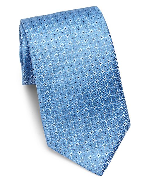 Eton - Optical Print Silk Tie