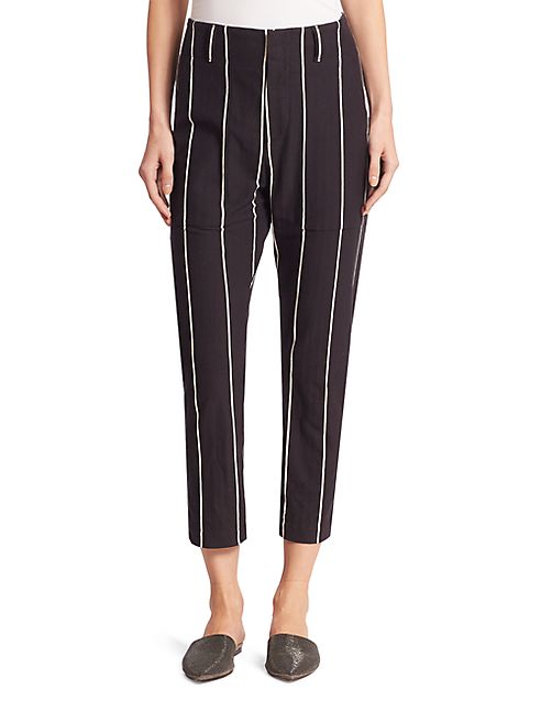 Brunello Cucinelli - Cotton Striped Pants