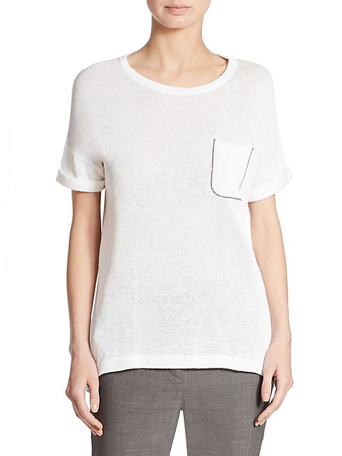 Brunello Cucinelli - Short Sleeve Cotton Tee