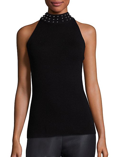 Ramy Brook - Valery Merino Wool Stud Sweater