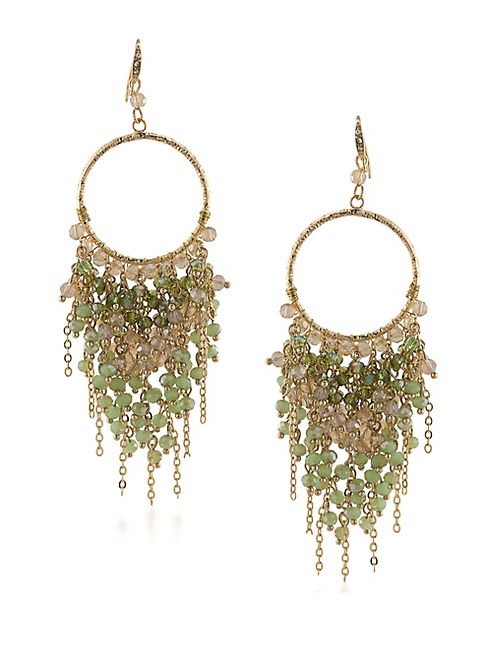 ABS by Allen Schwartz Jewelry - Vibrant Vibes Beaded Chandelier Earrings