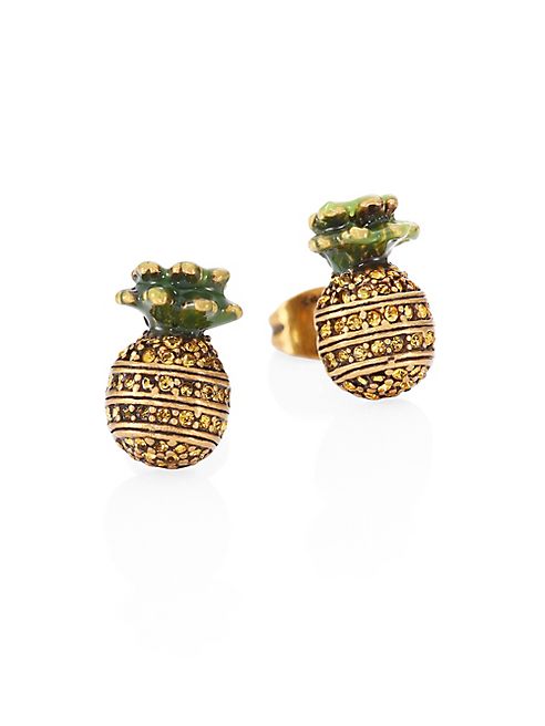 Marc Jacobs - Pineapple Crystal Stud Earrings