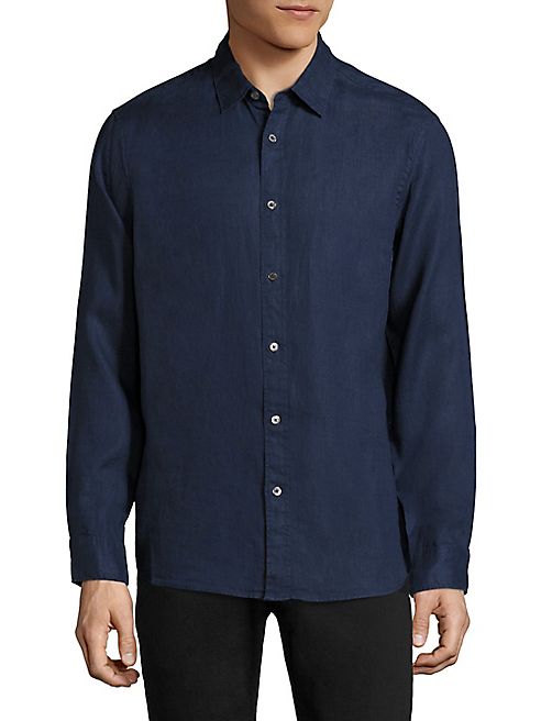 Michael Kors - Regular-Fit Linen Shirt