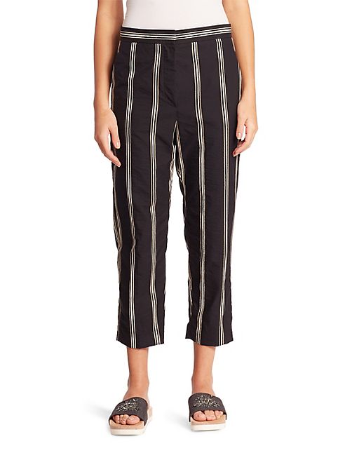 Brunello Cucinelli - Striped Cotton Pants