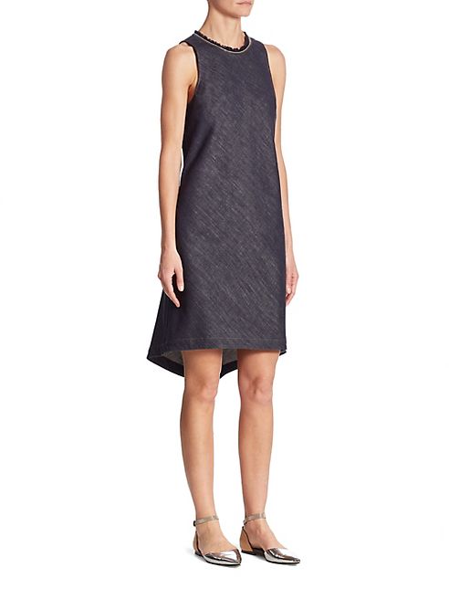 Brunello Cucinelli - Hi-Lo Denim Dress