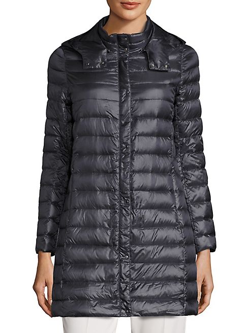 Peserico - Hooded Long Puffer Coat