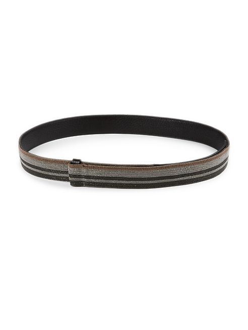 Brunello Cucinelli - Beaded Leather Belt