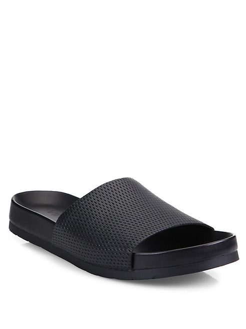 Vince - Wasco Perforated Leather Slides