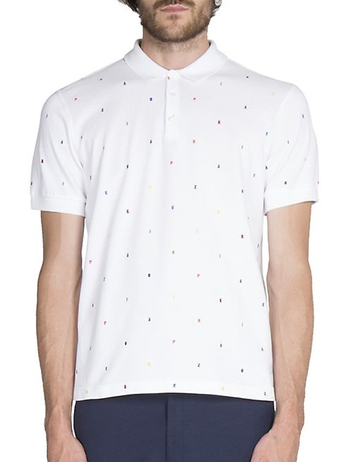 KENZO - All-Over Letters Polo