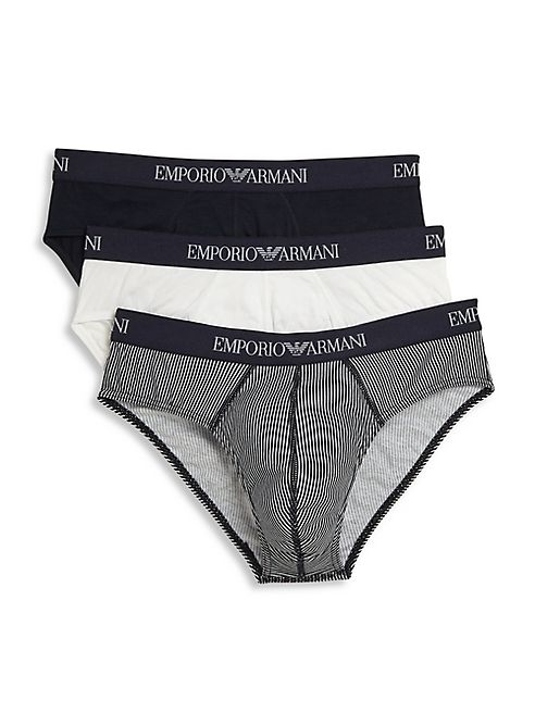 Emporio Armani - Genuine Cotton Brief, 3-Pack