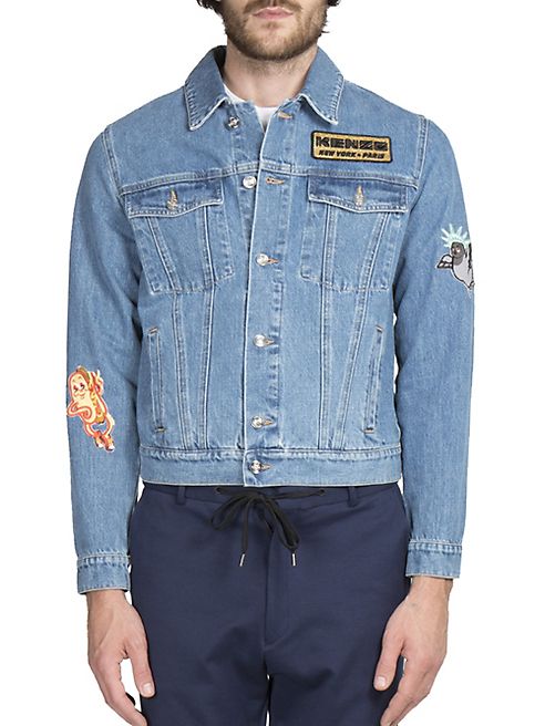 KENZO - Patch Detailed Denim Jacket