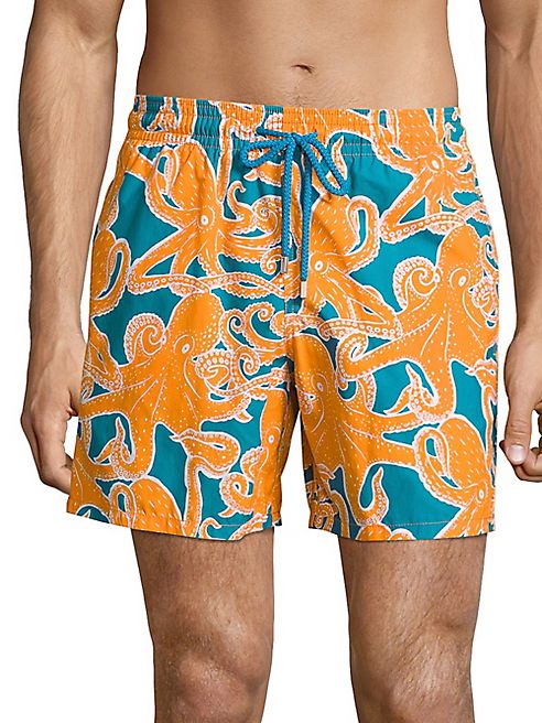 Vilebrequin - Moorea Octopus Drawstring Swim Shorts