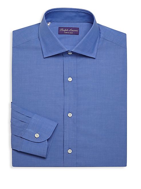 Ralph Lauren - Regular-Fit Bond Cotton Dress Shirt