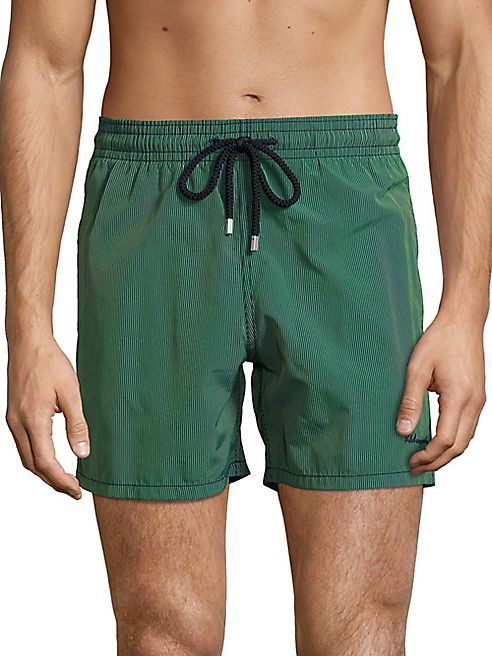 Vilebrequin - Morio Micro Striped Drawstring Swim Shorts