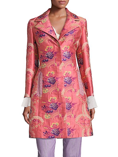 Etro - Floral Jacquard Coat