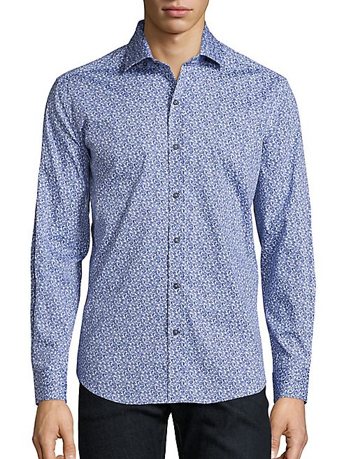 Robert Graham - Dillan Tailored-Fit Button-Down Shirt