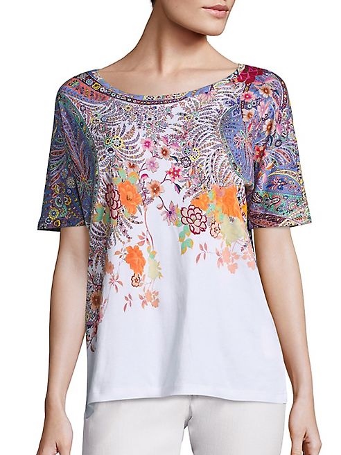 Etro - Cotton Floral Tee