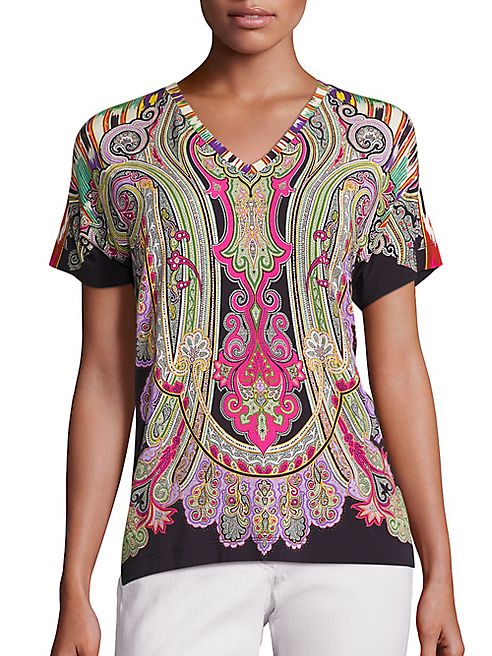 Etro - Paisley Printed Top