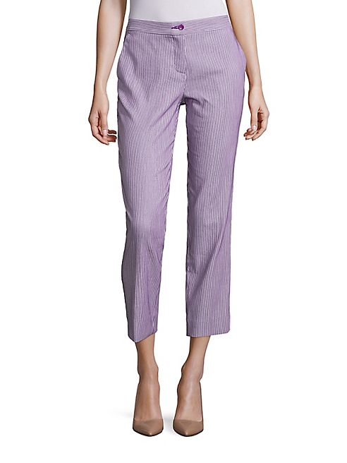 Etro - Striped Cropped Pants