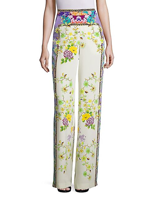 Etro - Floral Silk Pants