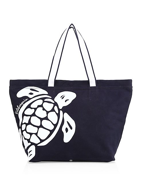 Vilebrequin - Turtle Logo Canvas Tote Bag