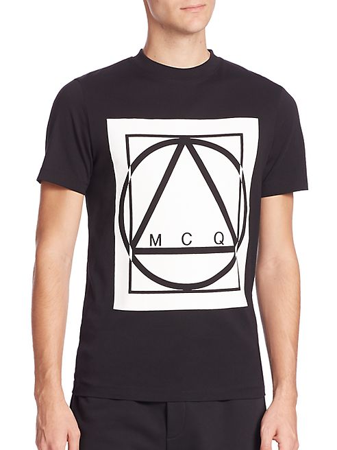 McQ Alexander McQueen - Geo Logo Print Tee