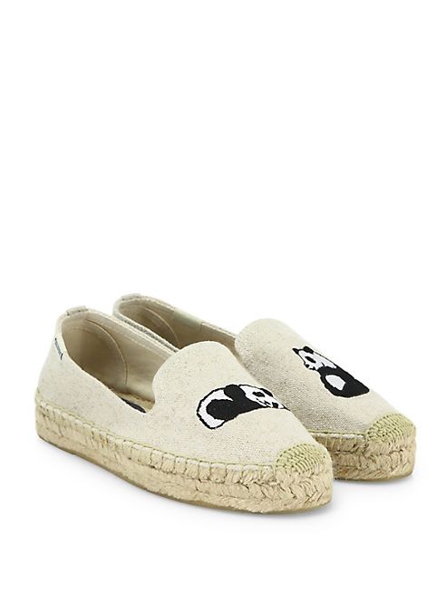 Soludos - Panda Canvas Platform Espadrilles